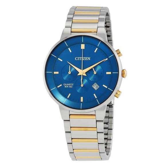 NWT Citizen Fashion Men's Quartz Steel Authentic Watch - Picture 1 of 3